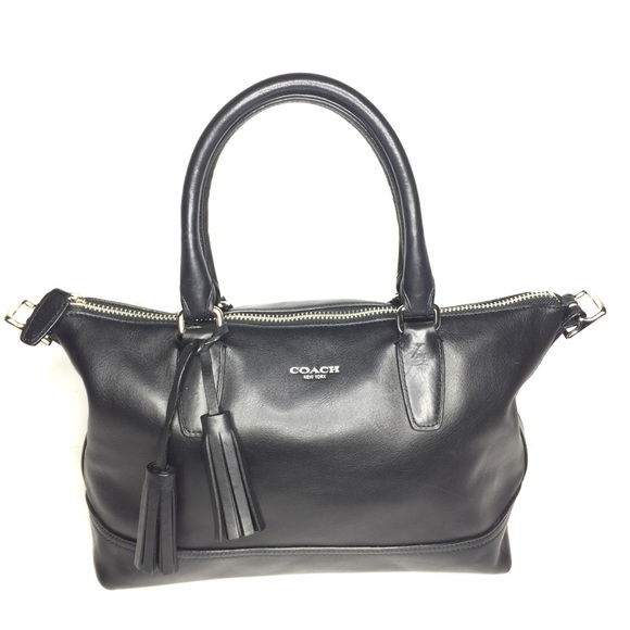 Coach Handbags - Coach Legacy Molly Black Leather Satchel